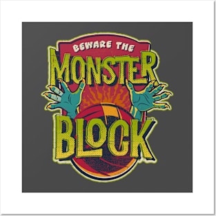 Beware the Monster Block | Volleyball Design Posters and Art